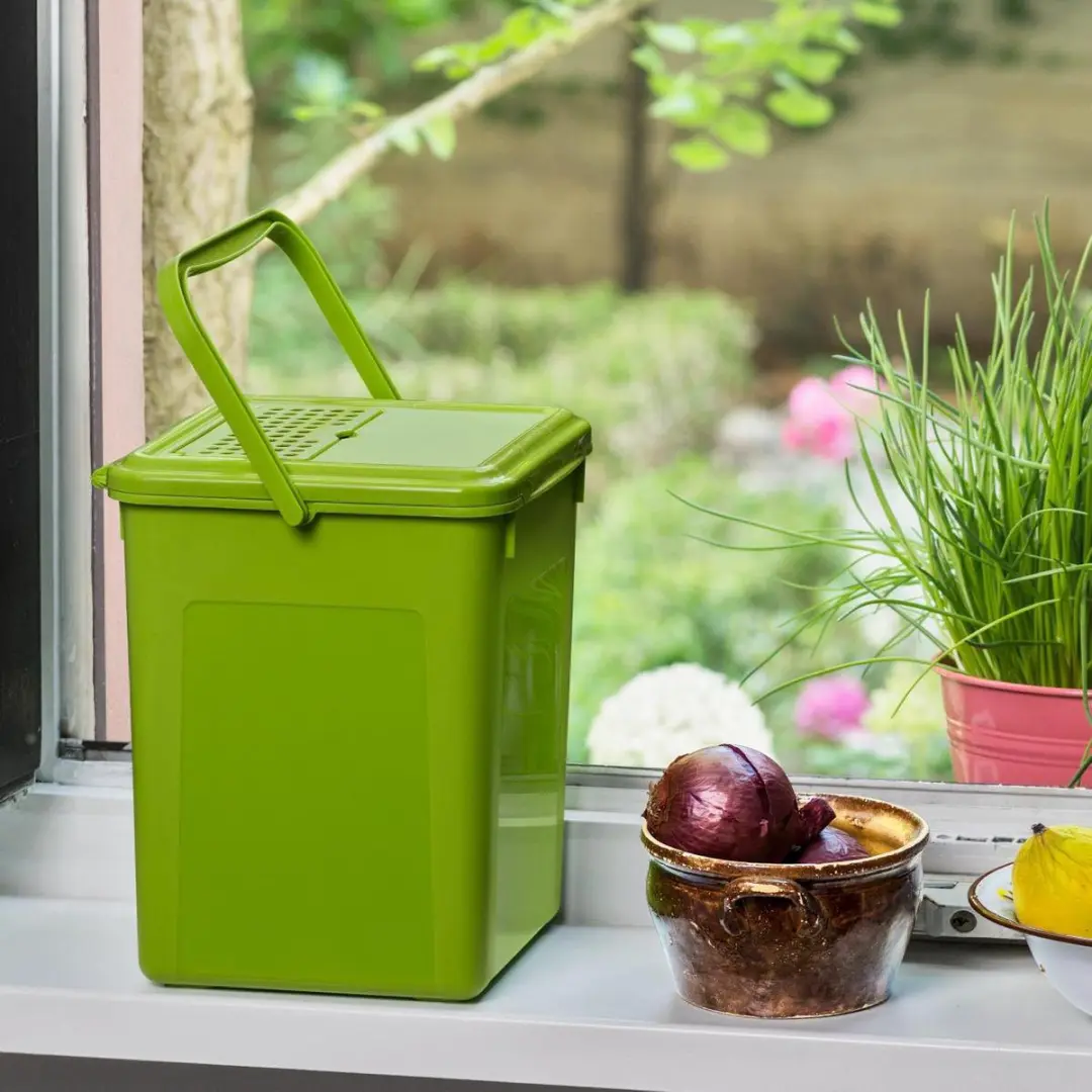 Rotho Bio Komposteimer 7610859153791 - 25L - Transparant