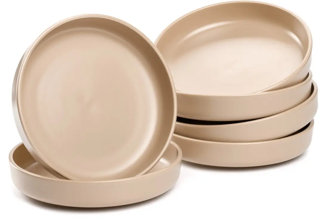 Leonardo Roma Diepe Bord 20cm Abrikoos - Set van 6