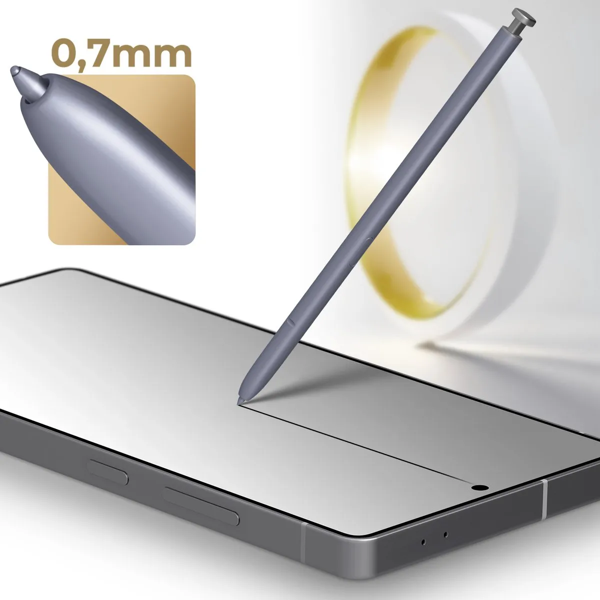 Samsung Galaxy S25 Ultra Stylus S Pen Licht Zilver