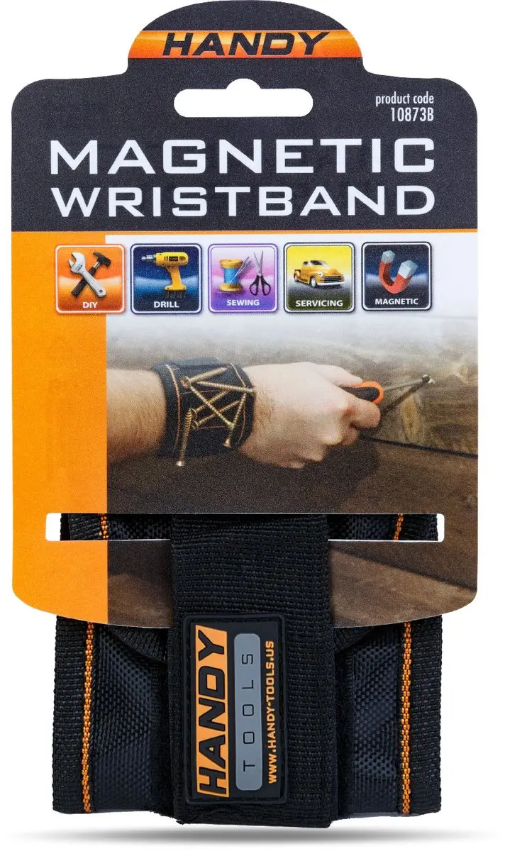 Handy Magnetische Polsband 10873B - Oranje