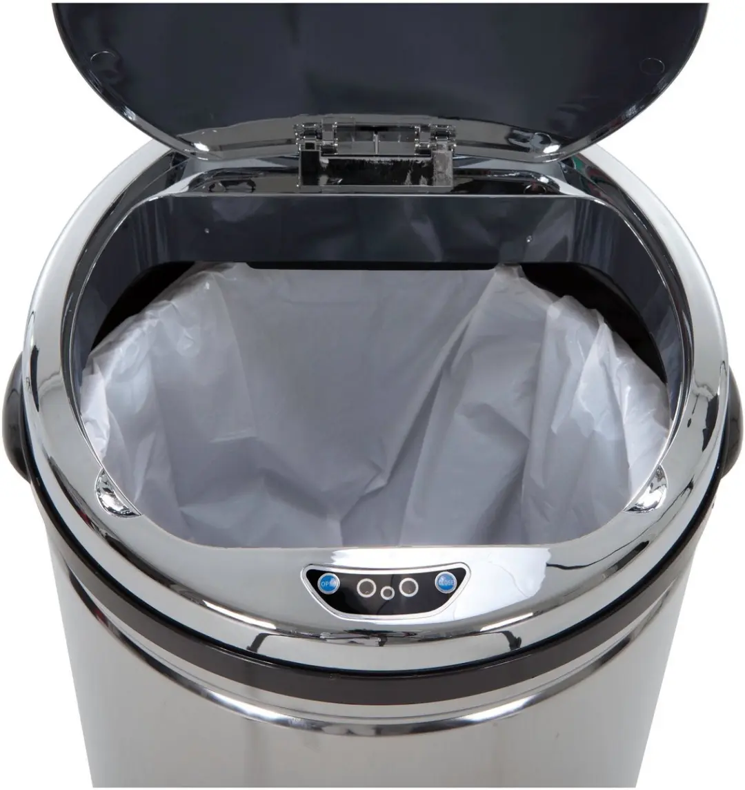 Hailo Selekta Sensor Prullenbak 42L - Chroom