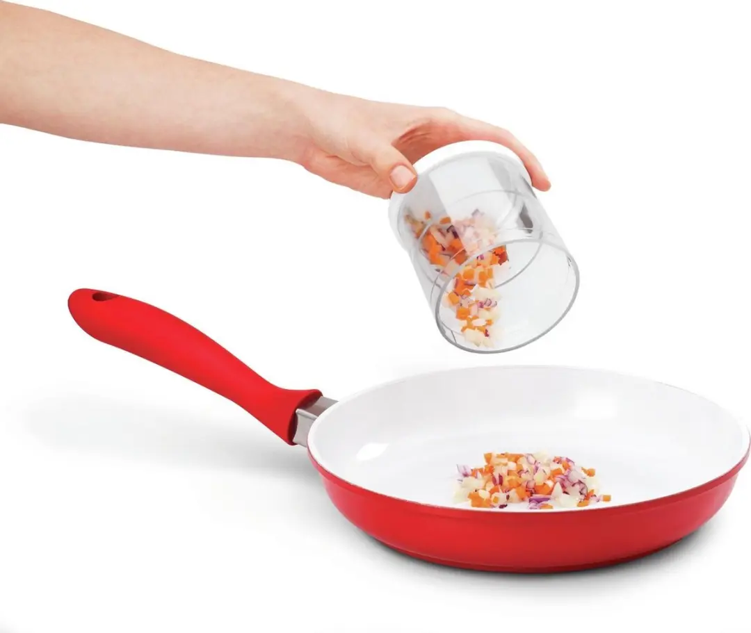 Metaltex Groentenhakker 27x8,5cm - Wit