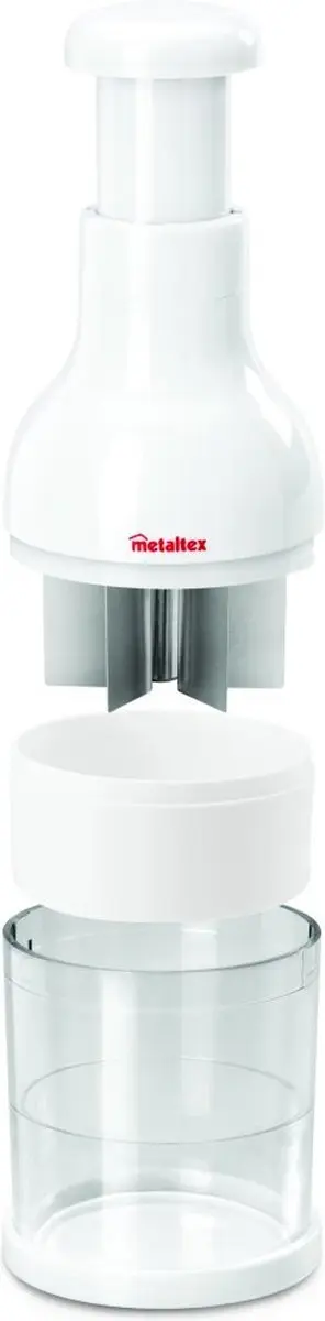 Metaltex Groentenhakker 27x8,5cm - Wit - afbeelding 6 van 6