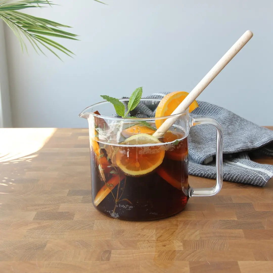 Bredemeijer Theepot Glas Emma 1,3L - RVS Filter - 6 Kopjes - Transparant
