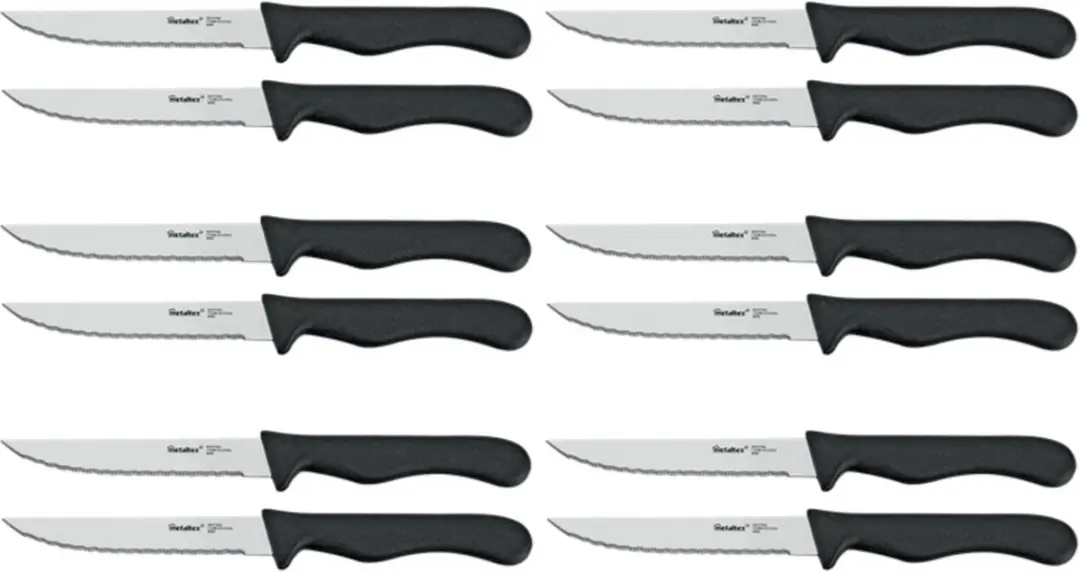 Metaltex Steakmessen Set 12 Stuks