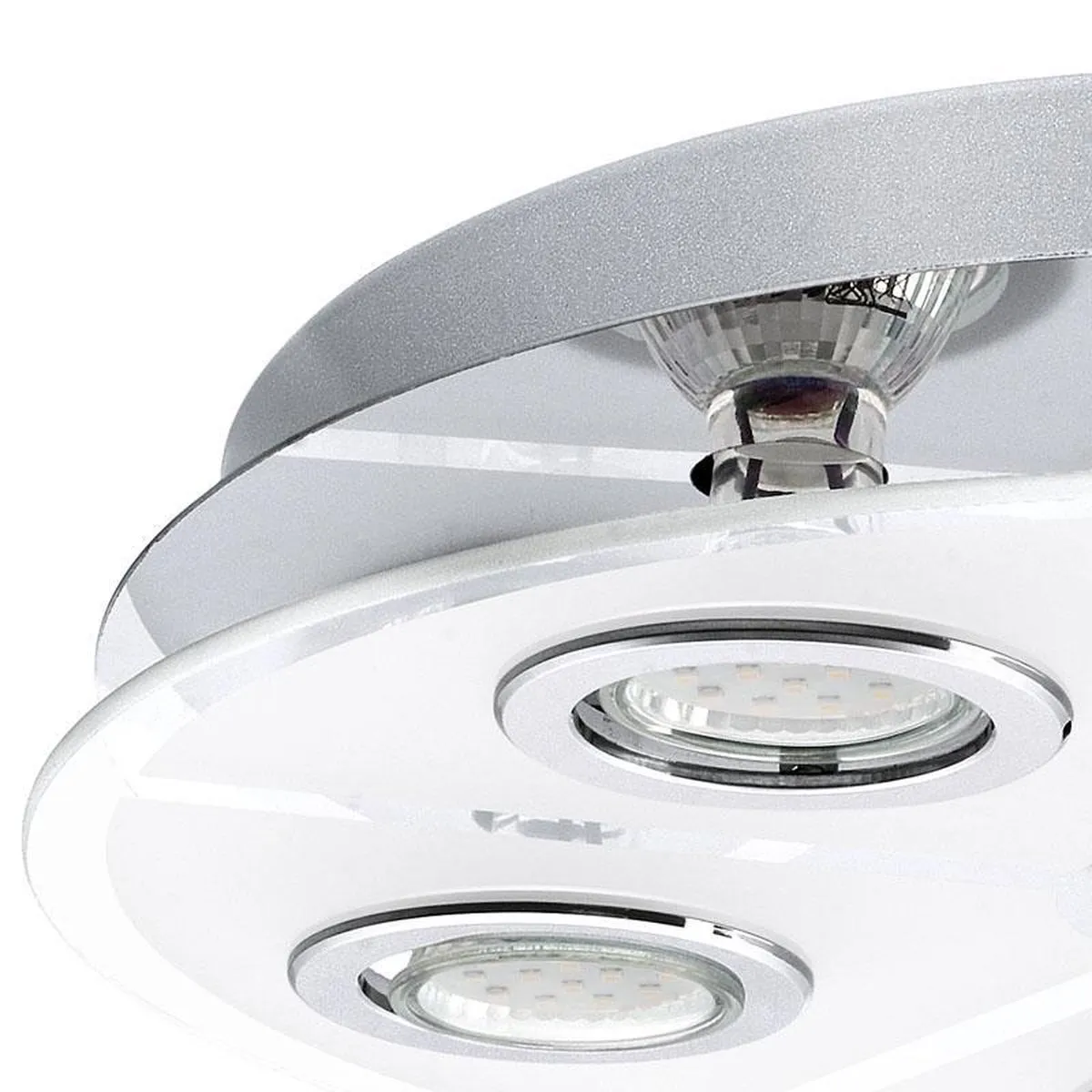Eglo Cabo Plafondlamp 4 Lichtpunten Ø35cm - Chroom/Wit - afbeelding 6 van 6