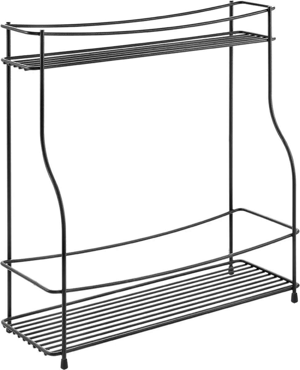 Metaltex Kruidenrek 2-niveaus - Mat zwart - afbeelding 6 van 6