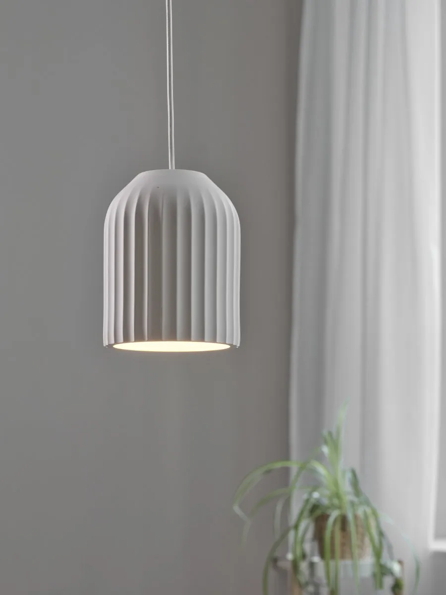 LEDVANCE Decor Plaster Routes Hanglamp 150 1XE27 - Wit
