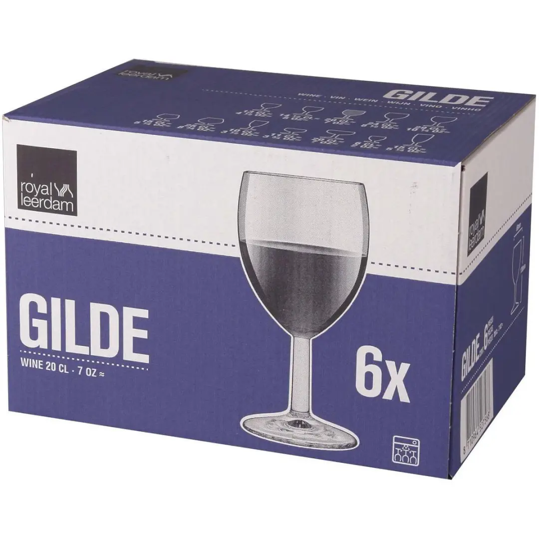Royal Leerdam Gilde Wijnglas 20cl - 6 Stuks