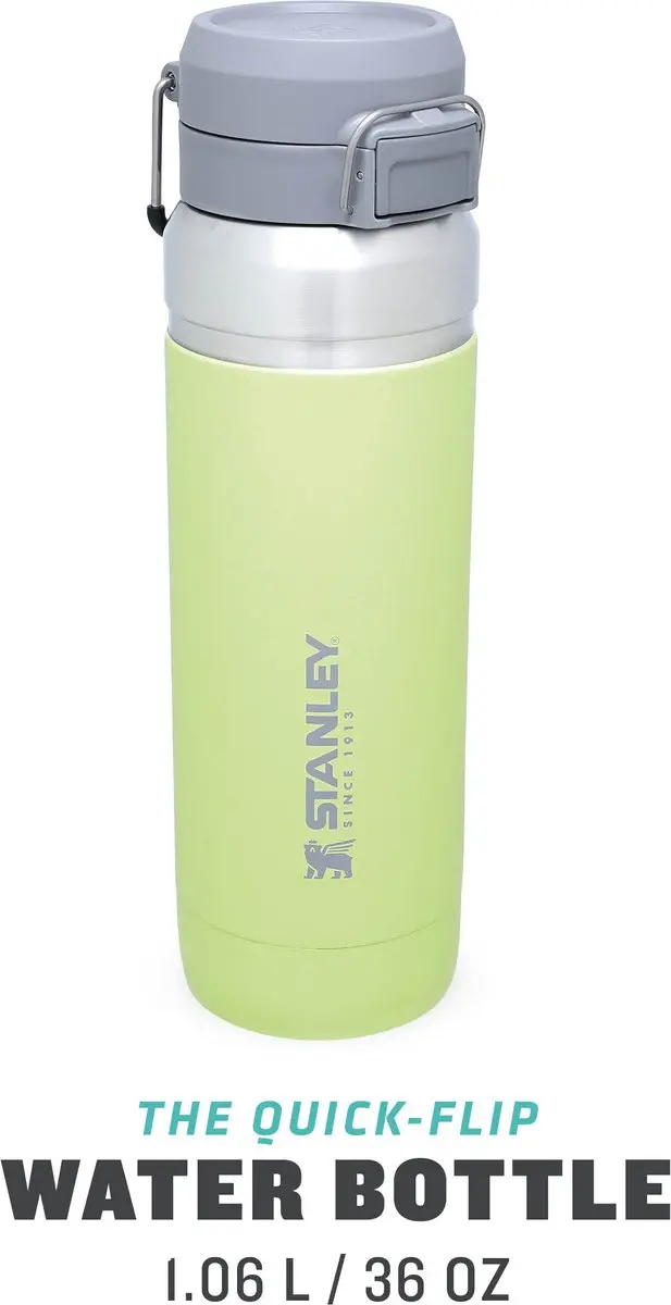 Stanley Quick Flip Roestvrijstalen Waterfles 1.06L - Citron
