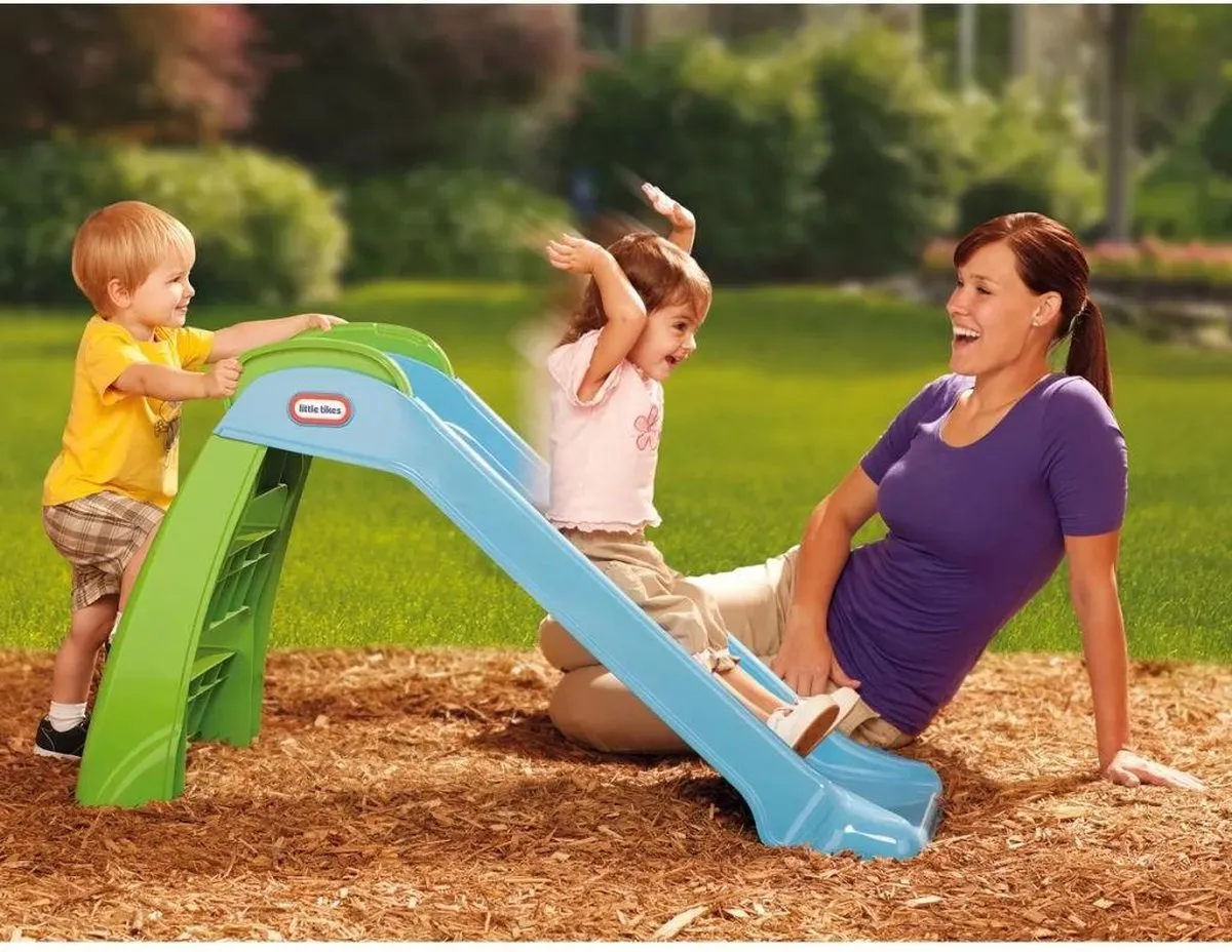 Little Tikes First Slide Glijbaan 70cm - Blauw/Groen - afbeelding 6 van 6