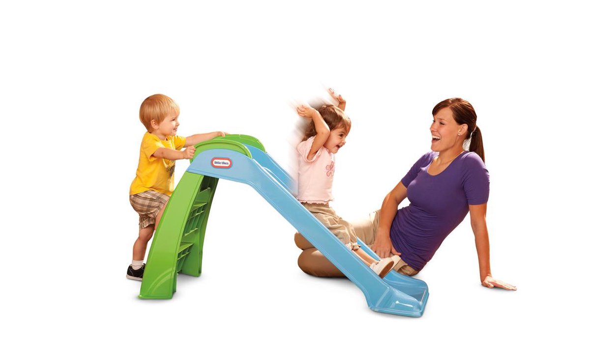 Little Tikes First Slide Glijbaan - 70 cm hoog - Blauw/Groen