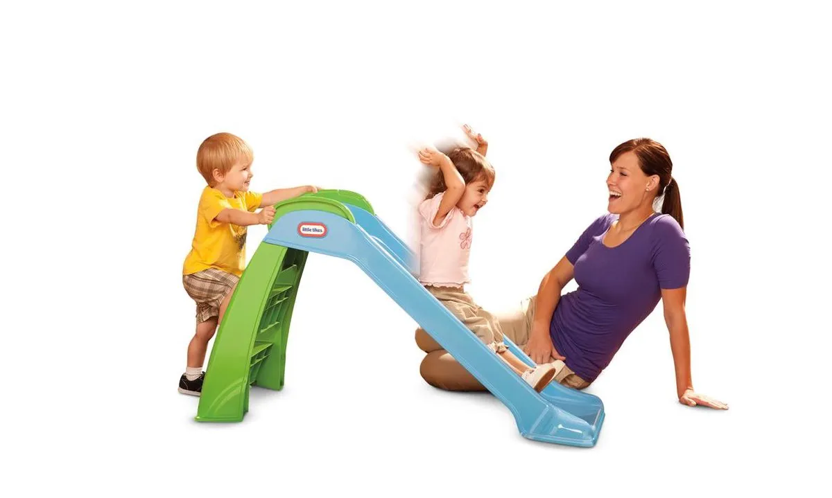 Little Tikes First Slide Glijbaan 70cm - Blauw/Groen