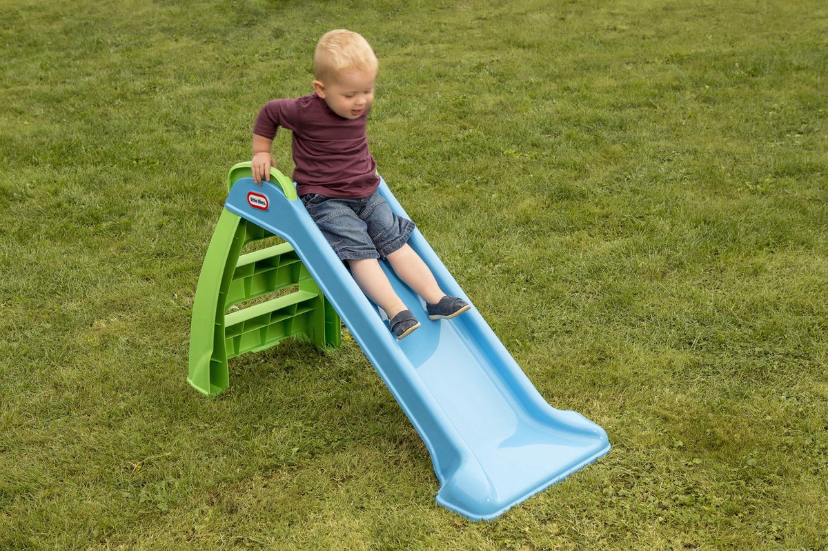 Little Tikes First Slide Glijbaan - 70 cm hoog - Blauw/Groen