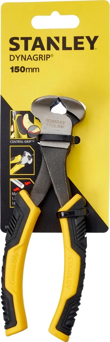 Stanley Dynagrip Kopkniptang CG 150mm STHT0-75067 - Geel/Zwart