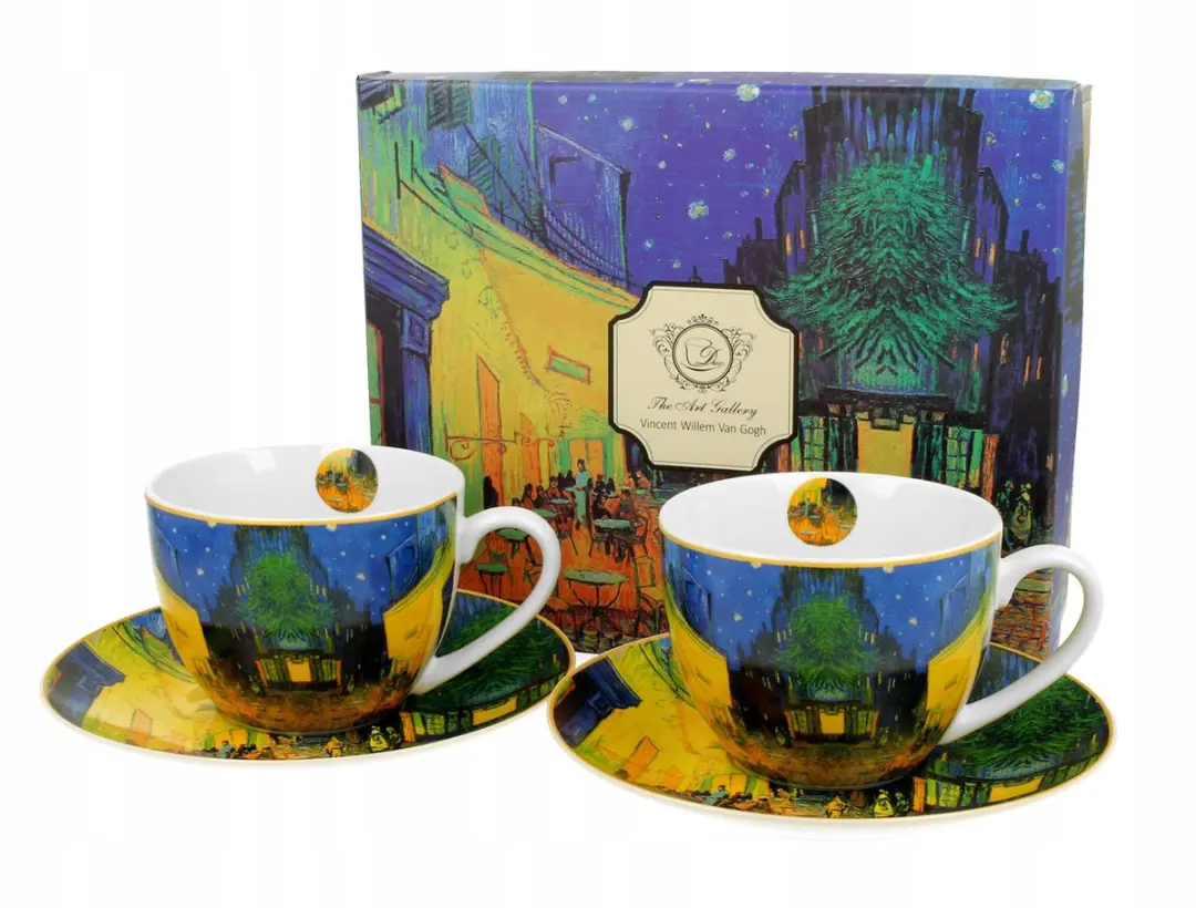 Van Gogh Terras bij Nacht Kopjes Set