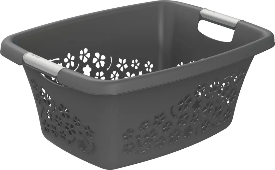 Rotho Wasmand Flowers 534058 - 50L Grijs