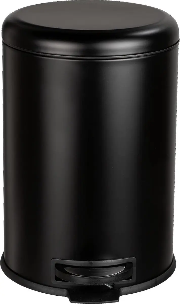 Wenko Pedaalemmer Leman Easy-close 12L - 25cm - Zwart