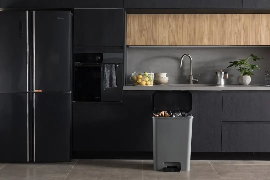 Curver Compatta Duo Prullenbak 46L - Grijs/Zwart