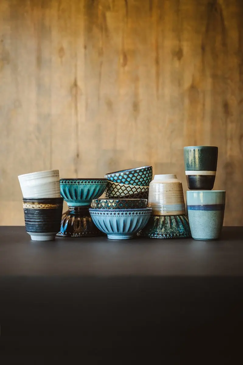 Bredemeijer Jara Theemokken Set - 5 Stuks - Blauw - 0.22L