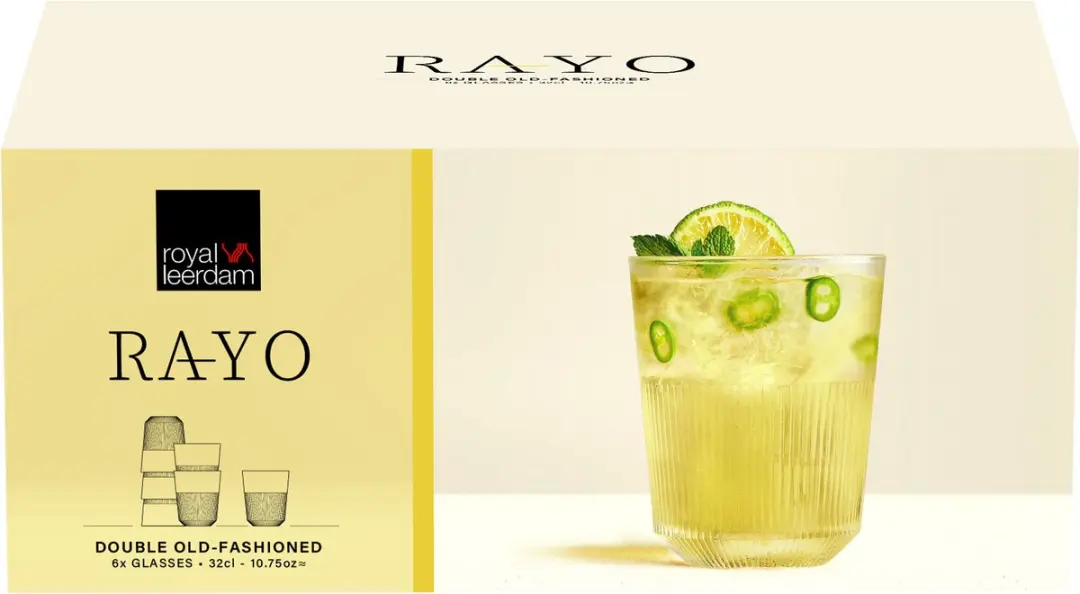 Royal Leerdam Rayo Tumbler 32cl - 6 Stuks
