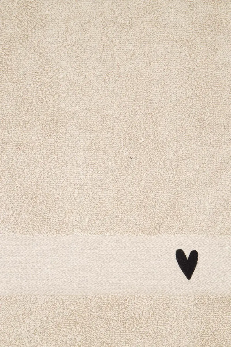Zusss Keukenset Streep Love Hartje - Sand