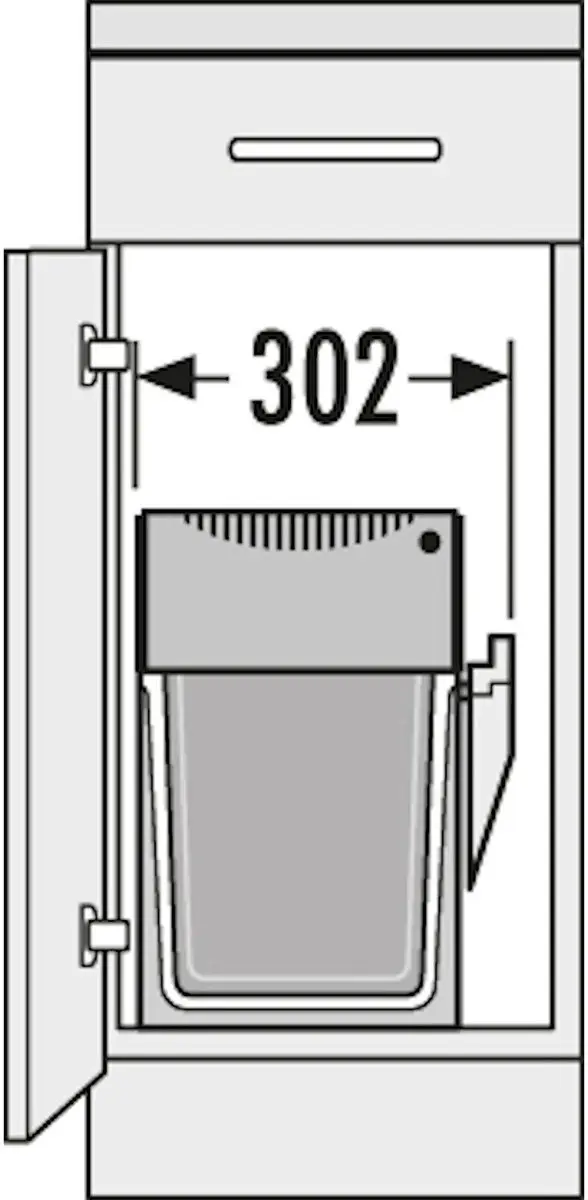 Hailo AS Tandem 3666801 Veegset - 30L - Lichtgrijs