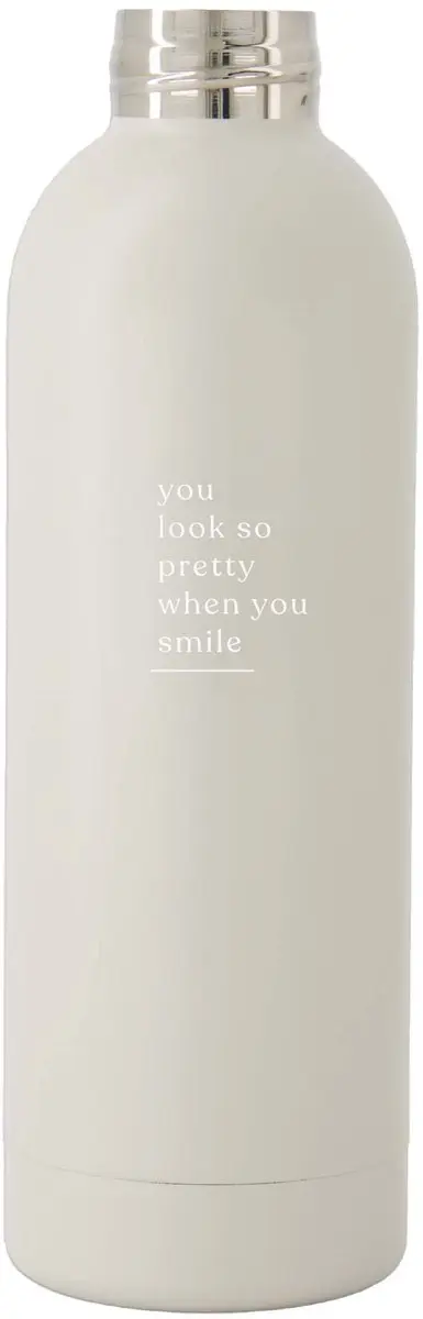 Zusss Pretty Smile Thermosfles 500ml - Sand