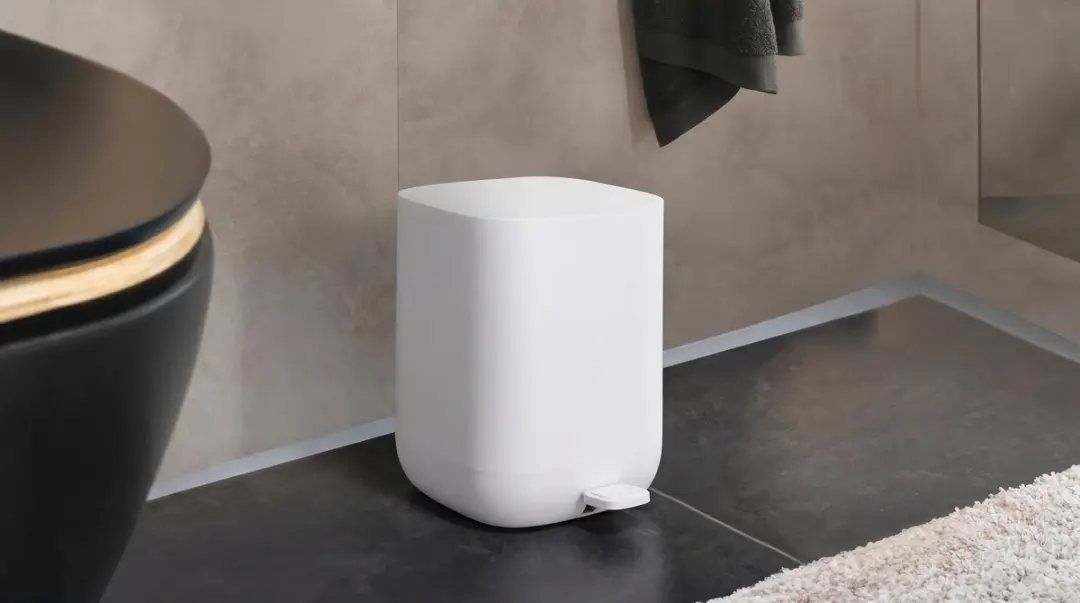 Wenko Davos 6,5L Pedaalemmer - Mat wit