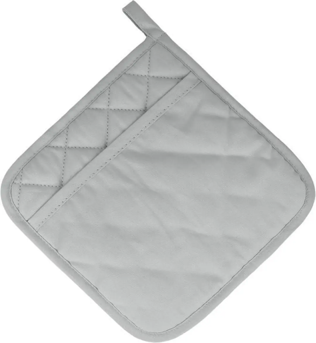 Metaltex Pannenlap Anti-slip 22x22cm - Grijs/Zwart