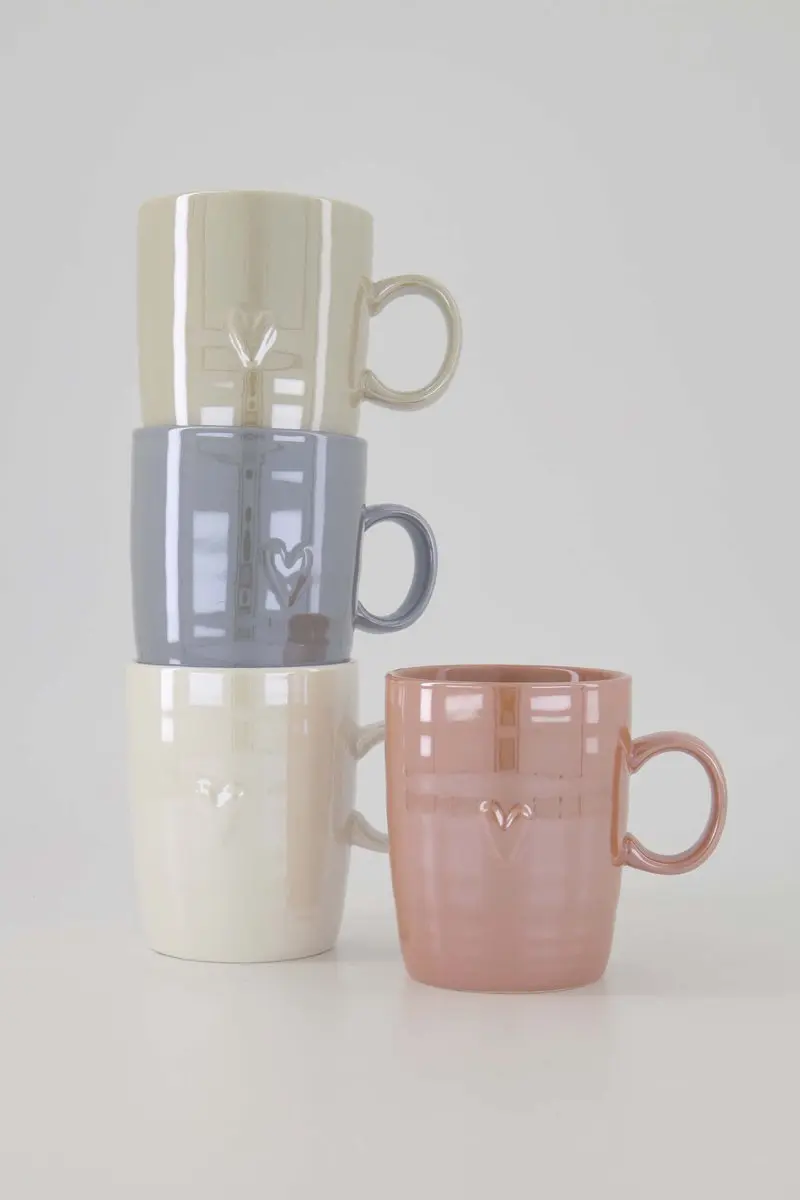 Zusss Theemok Keramiek - 350ml - Pink