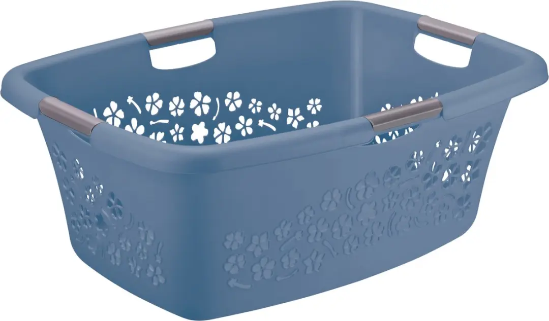 Rotho Wasmand Flowers 534057 - 50L - Blauw