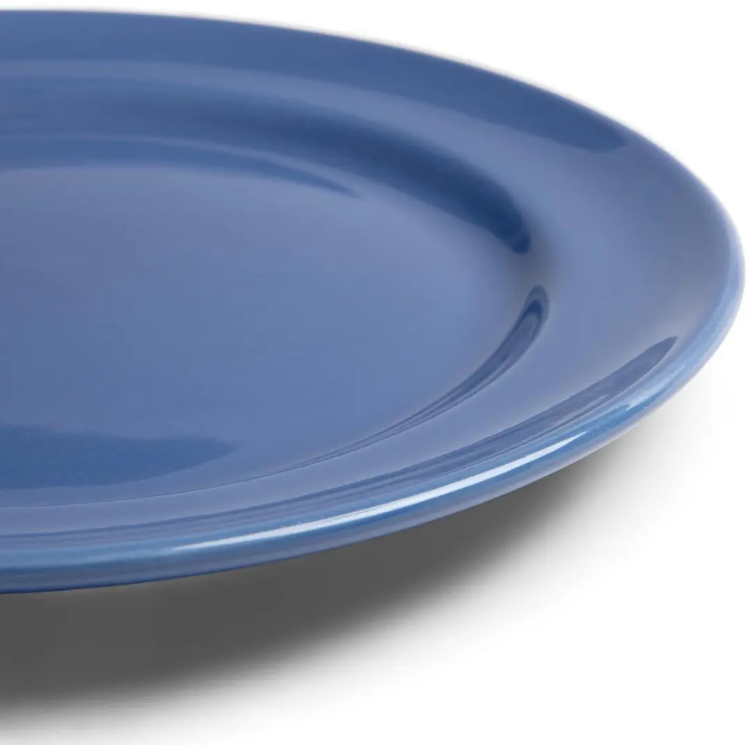 Royal Boch Solids Bord Ø21cm - 6 Stuks - Lichtblauw