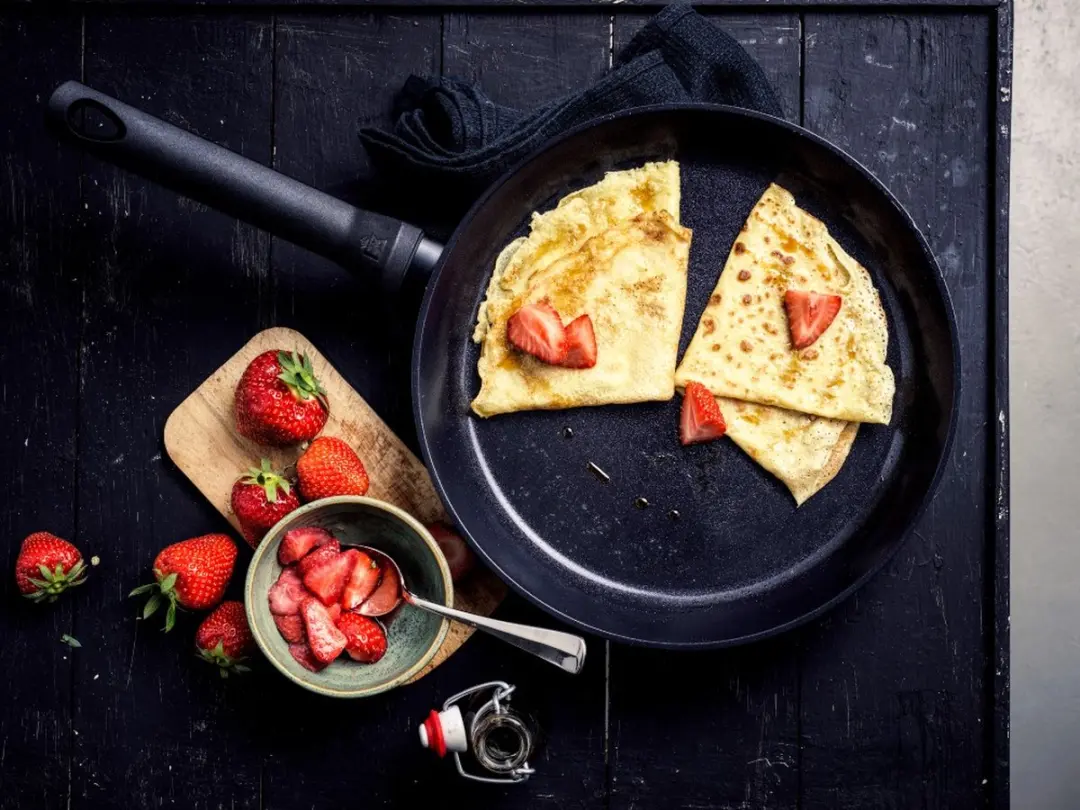 BK Easy Induction Pannenkoekenpan 28cm - Graniet/Zwart