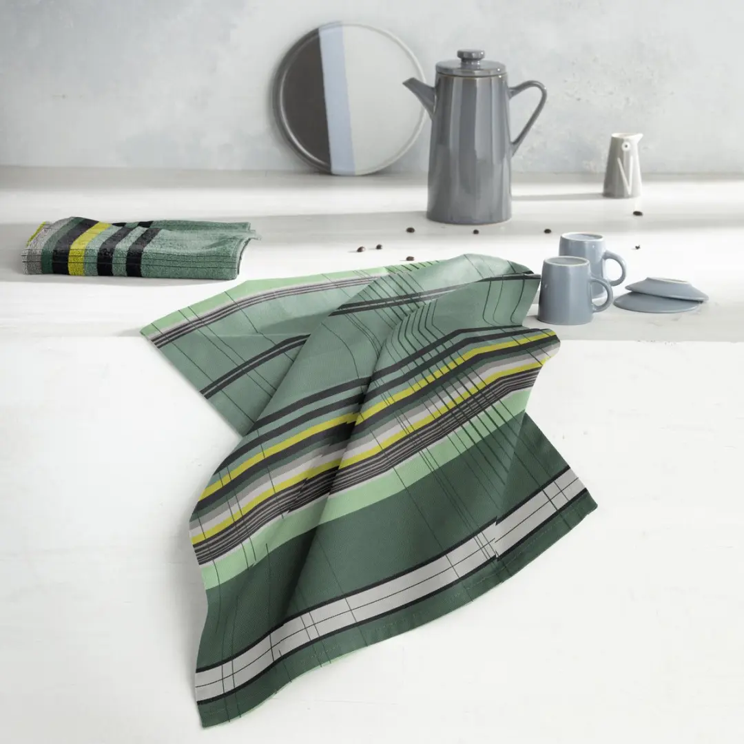 DDDDD Helsinki Keukendoek Mint Groen - Set van 6