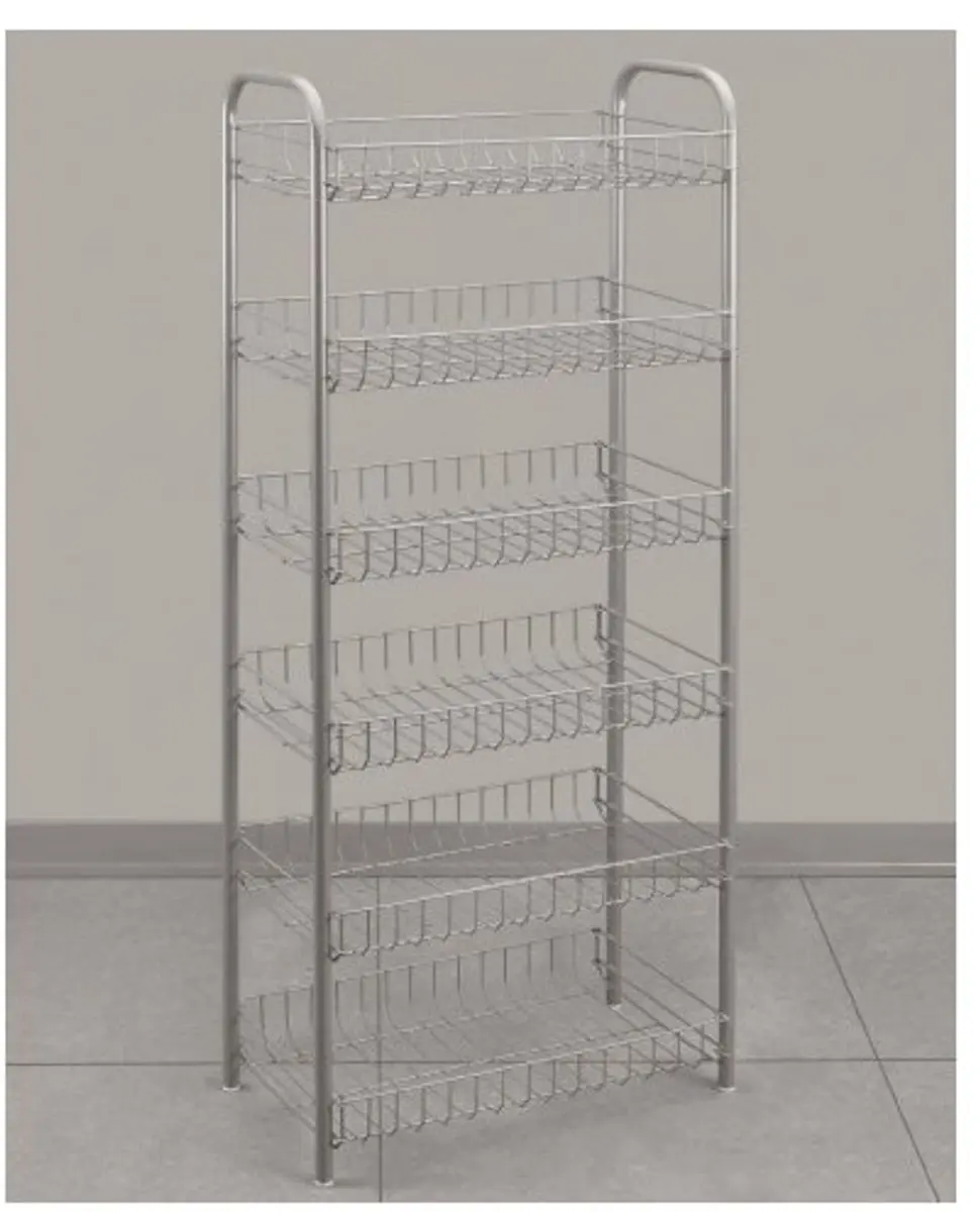 Metaltex Voorraadrek Chroom 6 Etages