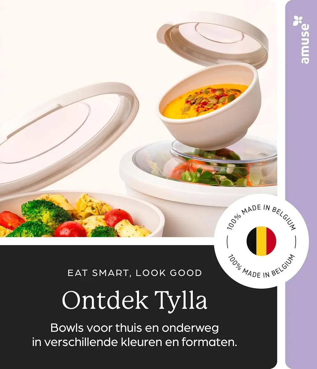 Amuse Tylla Lavender Snackbox - 6 Stuks (3x2) - 200ml - Paars