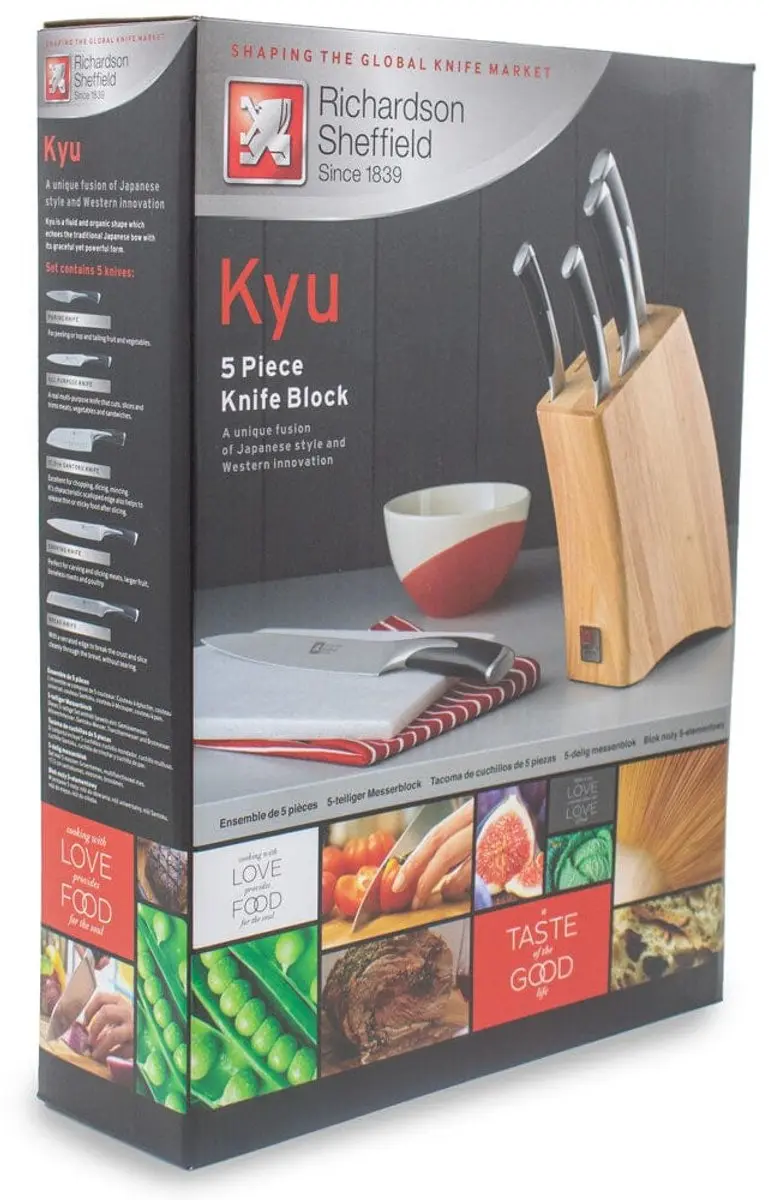 Richardson Sheffield Kyu 5-delig Messenset - Zwart