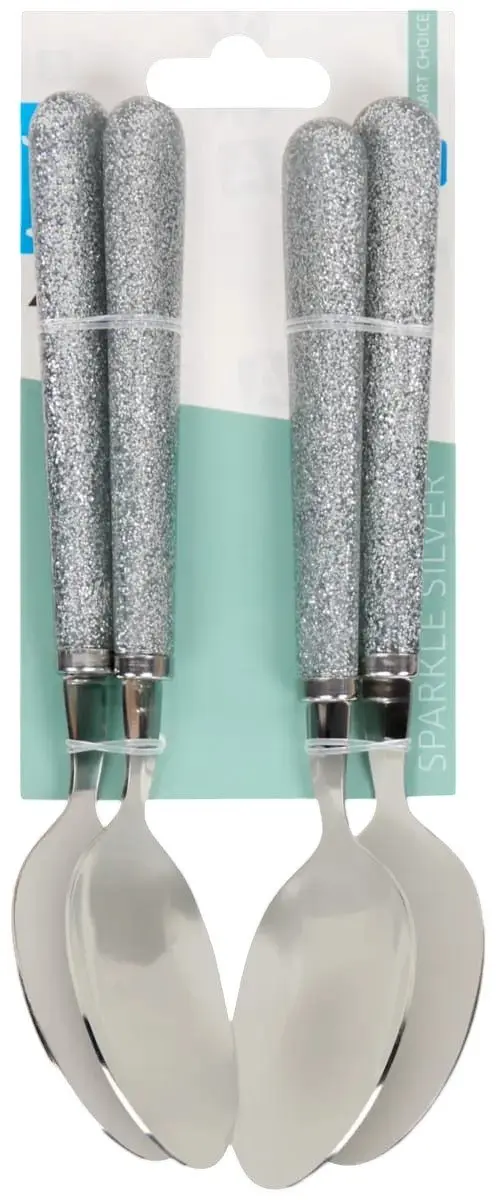 Amefa Dessertlepels - 4 Stuks - Sparkle Silver