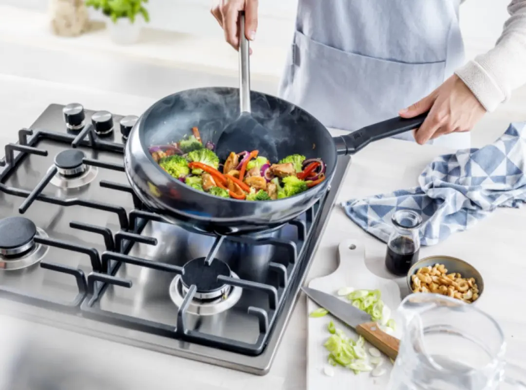BK Wokarang Wokpan 30cm - 4,3L - PFAS-vrij - Zwart
