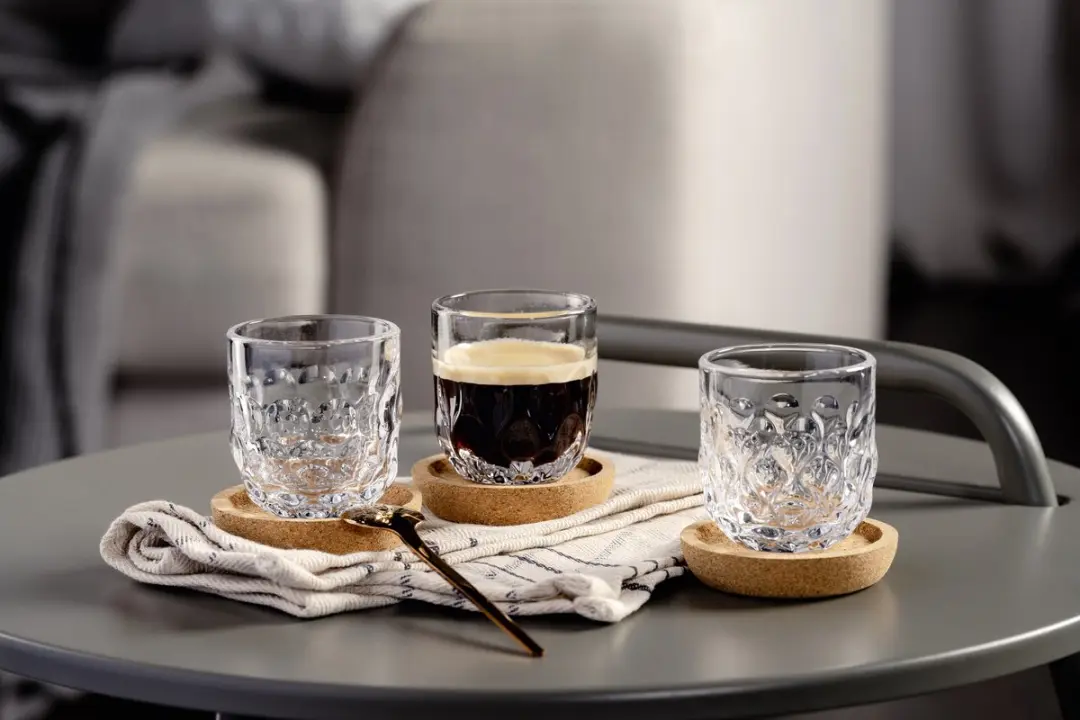 Leonardo Gocce 3 Espressoglazen 60ml - Set van 2