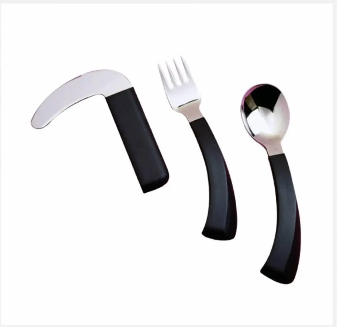 Amefa NC36057 Bestek Lepel Linkshandig - Zwart/Zilver