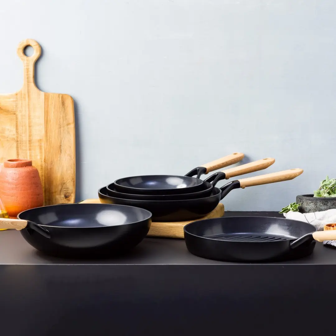 GreenPan Eco-Smartshape Koekenpan 20cm - Inductie - Keramisch - Zwart