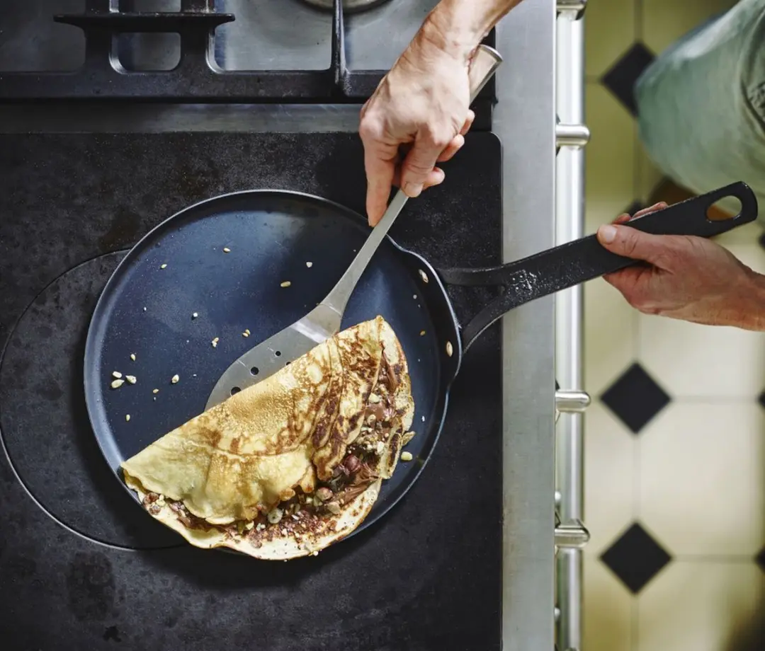 BK Black Steel Pannenkoekenpan 26cm - Zwart