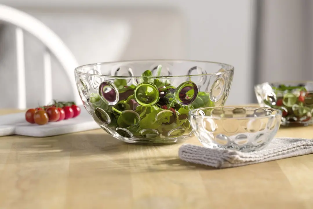 Leonardo CUCINA OPTIC Schalenset L - 5-delig - Transparant