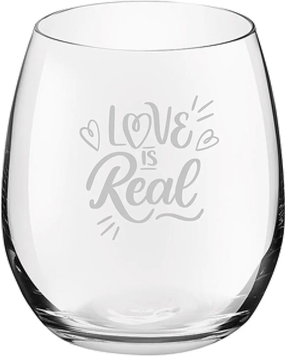 Royal Leerdam Drinkglas 39cl Love is real