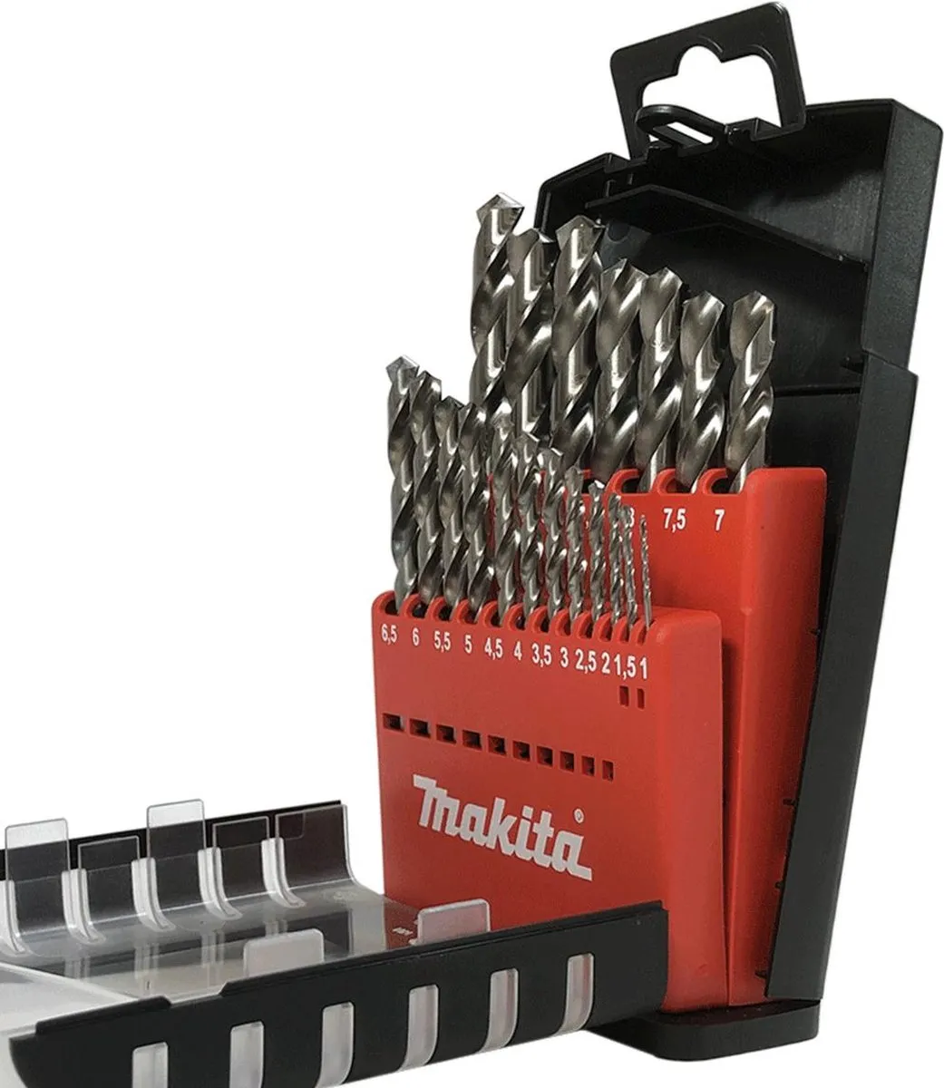Makita D-29941 Metaal Borenset HSS-G - 19 Stuks