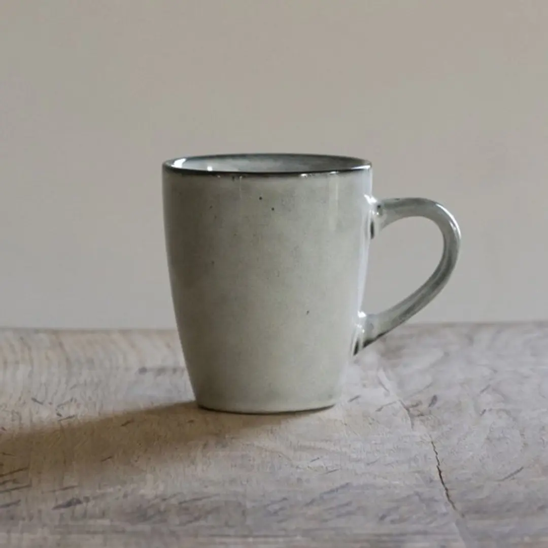 Dutch Rose Serenity Mok - Stoneware 250ml - Grijs