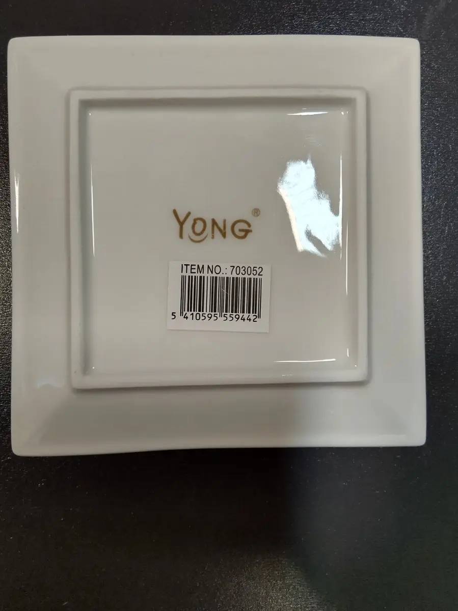 Yong Schoteltjes 13x13cm - 6 Stuks - Wit