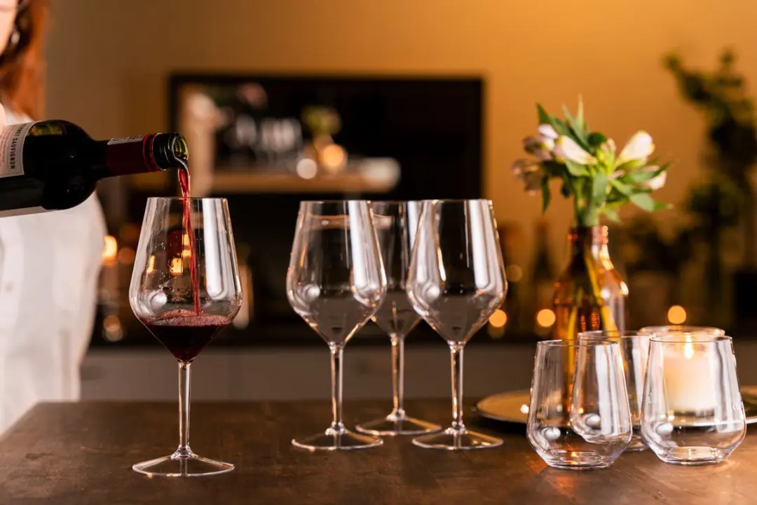 Duni Elegance Wijnglas - 8 Stuks - 400ml - Transparant - afbeelding 6 van 6